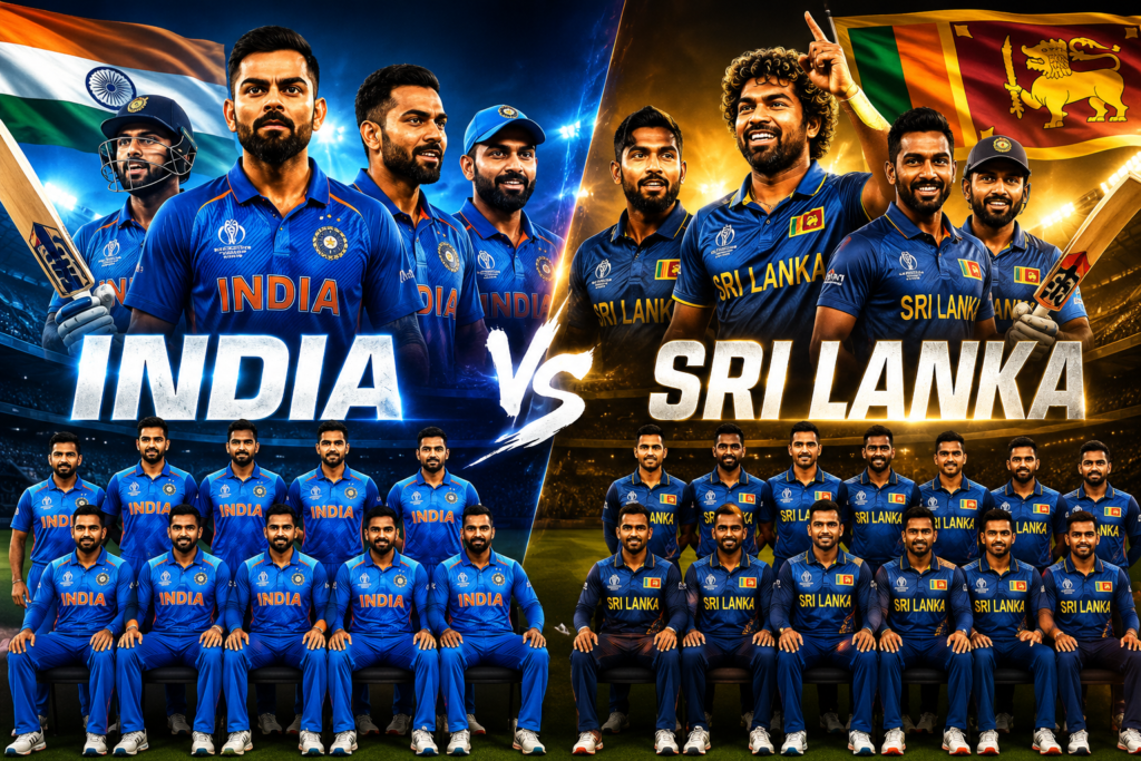 India National Cricket Team Vs Sri Lanka National Cricket Team Match Scorecard