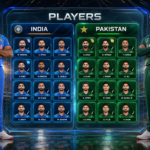 India National Cricket Team Vs Pakistan National Cricket Team Players