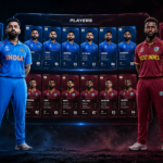 India National Cricket Team Vs West Indies Cricket Team Players