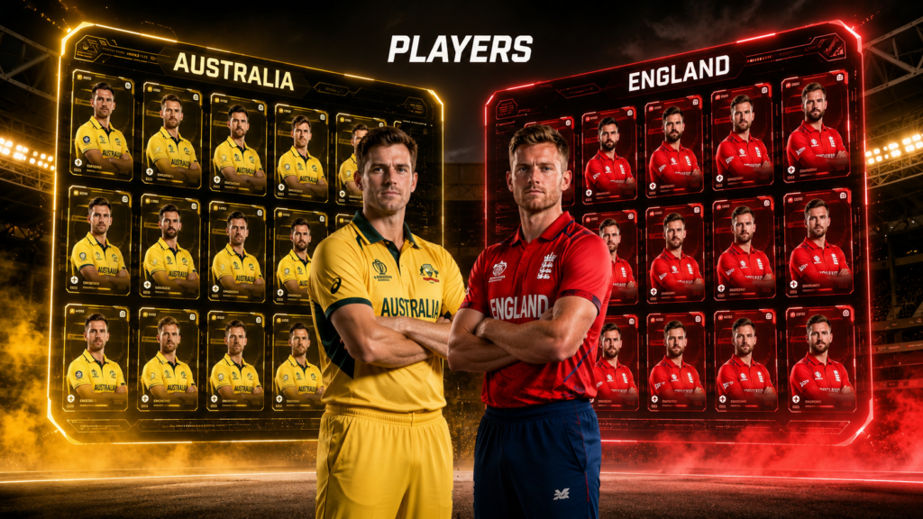 Australian Men’s Cricket Team Vs England Cricket Team Players
