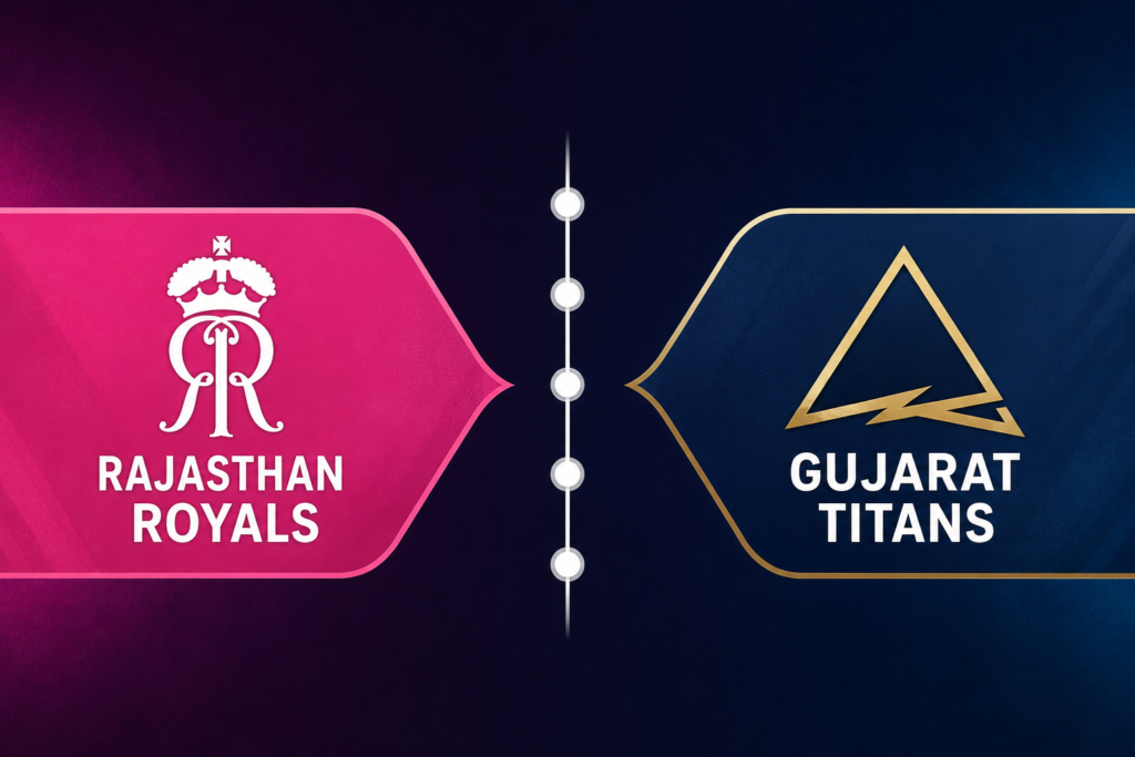 Rajasthan Royals Vs Gujarat Titans Timeline