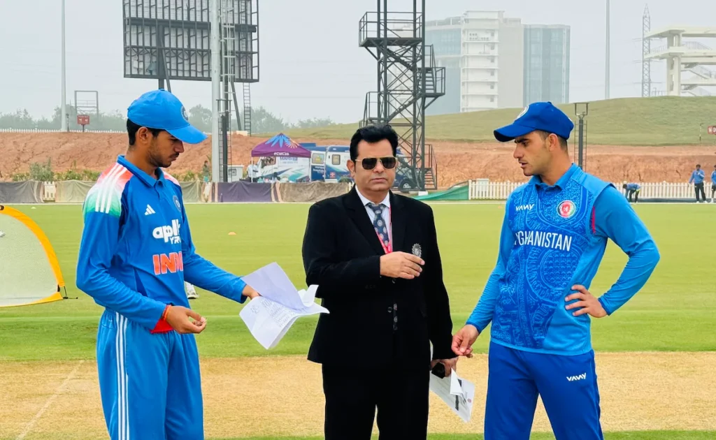 india national under-19 cricket team vs afghanistan national under-19 cricket team timeline
