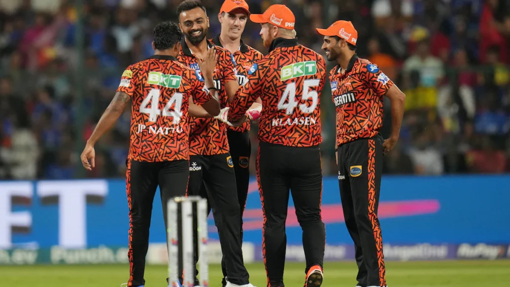 Sunrisers Hyderabad Vs Royal Challengers Bengaluru Timeline