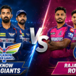 Lucknow Super Giants Vs Rajasthan Royals Timeline