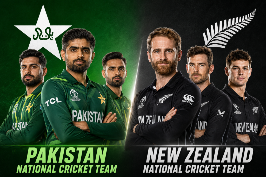 Pakistan National Cricket Team Vs New Zealand National Cricket Team Timeline