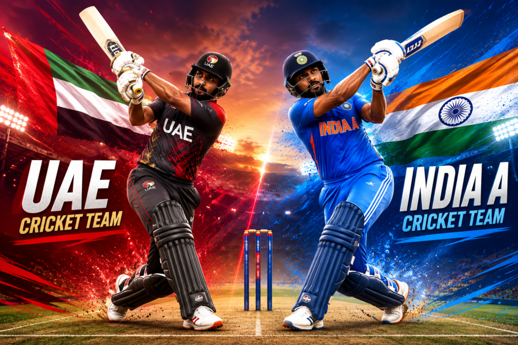 UAE Cricket Team Vs India A Cricket Team Timeline
