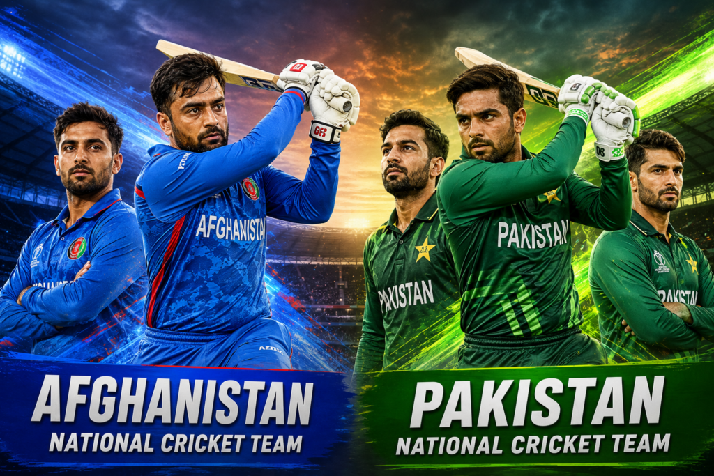 Afghanistan National Cricket Team Vs Pakistan National Cricket Team Players