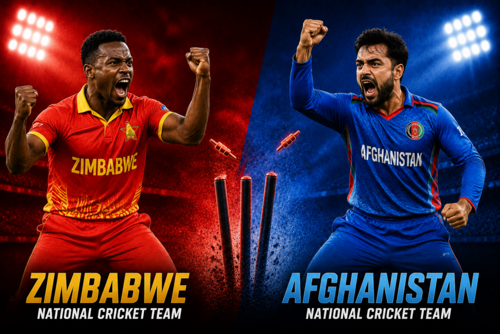 Zimbabwe National Cricket Team Vs Afghanistan National Cricket Team Players