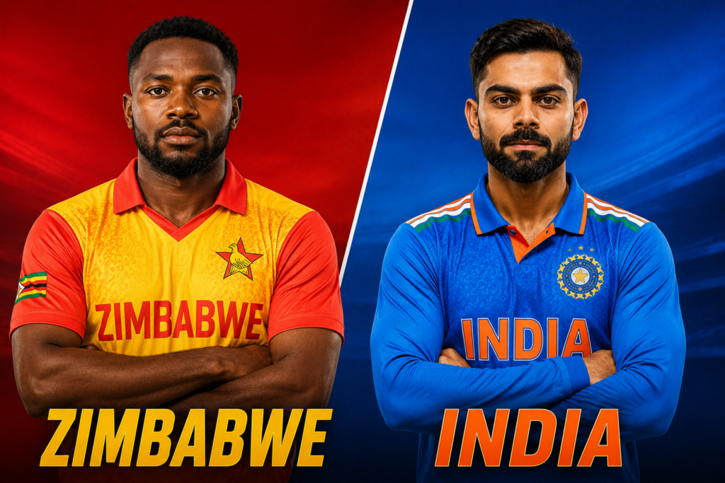 Zimbabwe National Cricket Team Vs India National Cricket Team Players